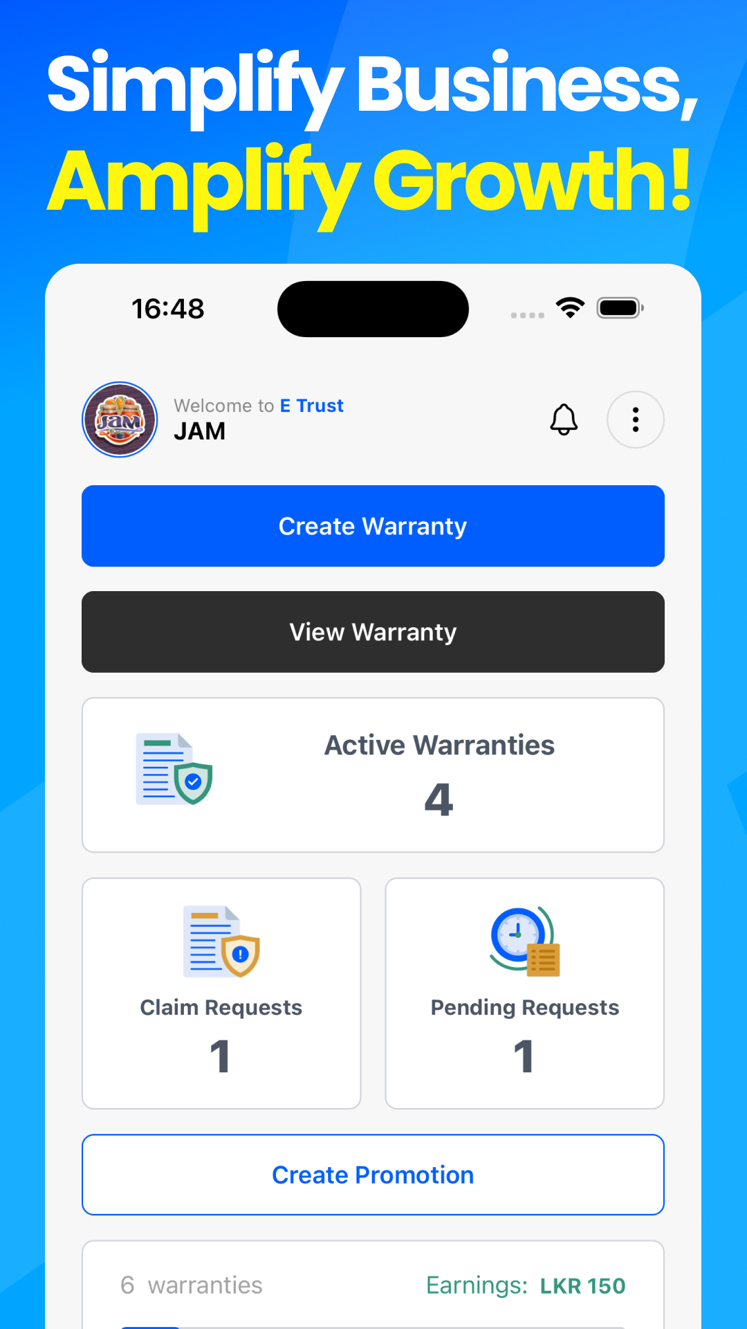 Merchant App screenshot 1